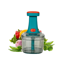 Hachoir manuel pour légumes, presse-ail et coupe-oignon, robot culinaire en plastique, trancheuse de cuisine écologique, mini-hachoir