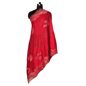 Luxury Fine Wool Crystal Lace Stole 70x200cms Elegant Designer <b>Wrap</b> <b>Shawl</b> Soft Warm Lightweight 85% Fine Wool and 15% Silk - Product Image 3