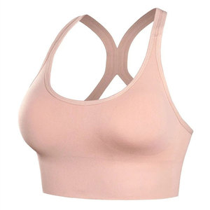 Custom Style Four-Way <b>Stretch</b> Women S M L Cross Back Plain Sports Top Gym Fitness Wear Workout Women Sport <b>Bras</b> - Product Image 1