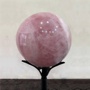 Esfera de piedra Natural de cuarzo rosa de calidad superior grande 18,20 kg decoración de piedras preciosas enormes para meditación curación puesta a tierra - Product Image 1