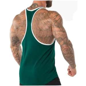 Débardeur unisexe Back Angel Tanks Top, design léger pour la course à pied, débardeur Atmosphere pour hommes - Débardeurs pour hommes fabriqués au Pakistan pour garçons - Product Image 4