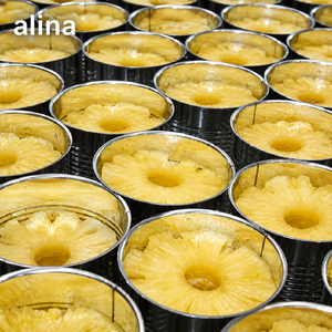 Ananas en conserve Vdelta de haute qualité, en anneaux et morceaux entiers, dans un sirop léger, 0,425 kg, 45 % d'humidité, durée de conservation de 2 ans, Mme Diana - Product Image 3