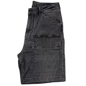 Shorts en jean tricoté pour homme 0EM, coupe droite, taille mi-haute, avec poches cargo, bonne qualité, prix bas, fabriqué en usine, décontracté - Product Image 3
