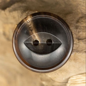 Botones Redondos de Cuerno de Buey, Botones Personalizados de Cuerno de Búfalo Auténtico - Product Image 4