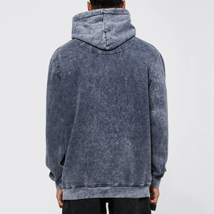 Professional Manufactures Breathable Acid <b>Wash</b> Hoodies Winter 100% Cotton Fleece Men's New Arrival Hot Sale - Product Image 2
