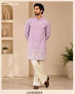 Colección Premium de Kurta de Manga Larga de Seda Suave con Detalles de Daman y Lentejuelas - Colección de Pantalones Anchos de Algodón - Exportador Indio - Product Image 3