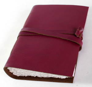 Cuadernos A5 Personalizados con Grabado, Diarios de Cuero Genuino Reciclado, Banda Elástica, Cubierta de Cuaderno de Tapa Dura Personalizada - Product Image 2