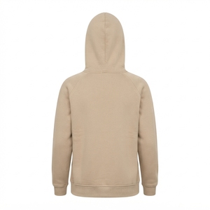Sweat-shirt à capuche en polaire beige pour femme, cagoule intégrée, style décontracté streetwear - Product Image 4