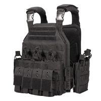 Chaleco Táctico FLYING EAGLE de Nailon Verde Oliva, Sistema MOLLE, Anticorte, Ajuste Regular, Uso en Exteriores, Correa de Hombro Ajustable, Arnés de Pecho