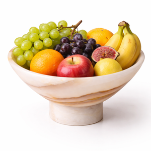 Bol en onyx avec support, bol décoratif en pierre, décoration intérieure, bol artisanal, accessoires de luxe, prix de gros - Product Image 1