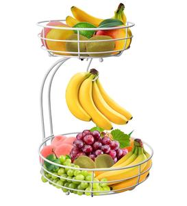 Corbeille à fruits ronde en acier inoxydable de style antique pour la maison et la cuisine, design durable et écologique, couleur personnalisable, haute qualité - Product Image 3