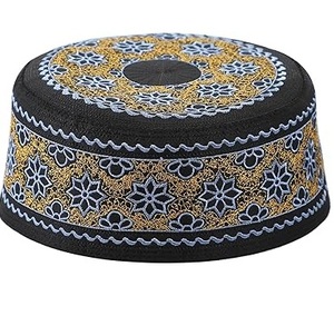 Último Diseño, Gorro Islámico de Alta Calidad, Gorro de Oración Musulmán, Gorro Kufi, Gorro para la Cabeza, Gorros Musulmanes Nuevos de la Mejor Calidad al por Mayor - Product Image 1