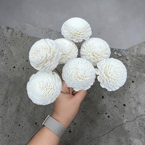 Difusor de Repuesto Hecho a Mano con Accesorios de Aromaterapia, Flores de Jazmín Secas, Tamaño: 4.5 cm, Flores de Madera Sola de Tailandia - Product Image 2