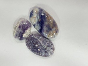 Lot de 10 cabochons en pierre naturelle violette de qualité AA, 40g, vente en gros de pierres précieuses en vrac pour la fabrication de bijoux, fournisseur en gros - Product Image 3