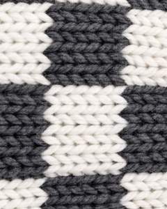 Gorro de Punto Personalizado con Diseño de Tablero de Ajedrez Gris y Blanco, Gorro de Invierno Cálido con Borde, Gorro de Punto Acrílico Suave, Unisex, Estilo Urbano - Product Image 6