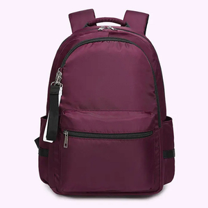 Sac à dos scolaire avec fermeture éclair, logo personnalisé, grande capacité, port USB, imperméable, pour étudiants, taille et couleur personnalisables, polyester, antivol - Product Image 1
