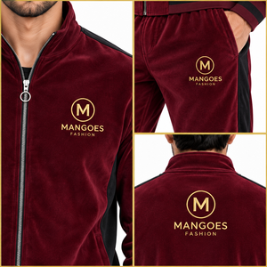 MANGOES FASHION Survêtement d'entraînement décontracté pour homme en polyester/coton, couleur unie, hiver, à capuche, séchage rapide, polaire légère, avec côtés zippés - Product Image 4