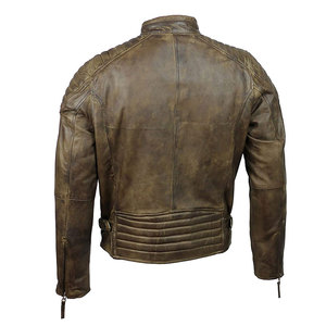 Veste de moto en cuir imperméable, respirante et à séchage rapide, de haute qualité, pour homme, toutes saisons, manches longues - Product Image 5