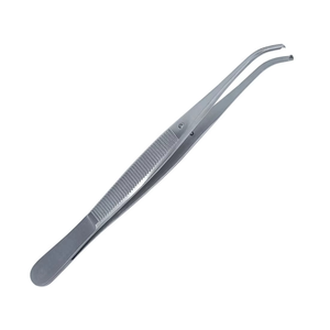 Pince à tissus premium en acier inoxydable dentée 1x2 dents, pince à dissection, instruments chirurgicaux médicaux, marquage CE ISO - Product Image 5