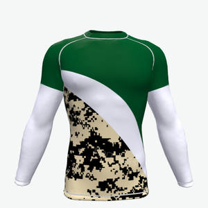 Fabricante de camisetas de protección UV personalizadas por sublimación al por mayor, camiseta de protección UV de manga larga para hombre para surf, natación y deportes - Product Image 1