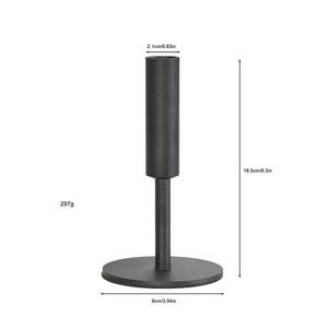 Christmas Decoration <b>Candlestick</b> <b>Holders</b> Metal Cast Iron <b>Black</b> Candle <b>Holder</b> Weddings - Product Image 5