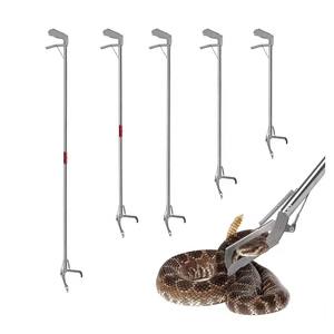 อุปกรณ์จับงูแบบมืออาชีพ รุ่นใหม่ หลายขนาด ทำจากสแตนเลส พร้อมที่หนีบและคีมสำหรับการวินิจฉัย - Product Image 4