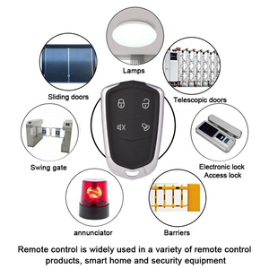 Control Remoto RF de 4 Botones, 433MHz/315MHz, 6V, Duplicador de Código Universal para Puertas de Garaje y Controles Remotos de Código Variable - Product Image 4