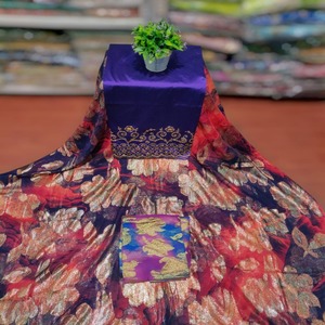 ชุดเดรสลายดอกไม้ประดับกลิตเตอร์สีทองหรูหราสไตล์โซมาเลีย ผ้าทวิลล์เรียบหรู แฟชั่นวิ่งออกกำลังกายรุ่นใหม่ล่าสุดปี 2026 - Product Image 1