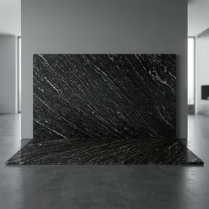 Luxury Marquino Black Granite <b>Stone</b> Premium Polished Granite Slabs for Kitchen Tops Flooring Wall Cladding and Custom Projects - Product Image 4