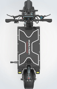 MEILLEURE OFFRE Trottinette Électrique Pliante à Double Moteur avec Suspension, Style Skateboard, Noire, pour les Déplacements Quotidien - Product Image 4