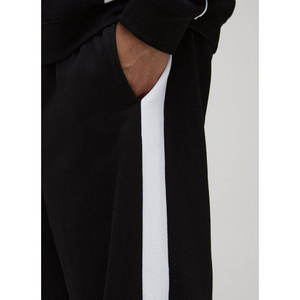 Side Striped Baggy Pant Flares Stack Loose Running Joggers baggy Sweat Elastane Pants Breathable Fabric Sweatpants Baggy <b>Trouser</b> - Product Image 2