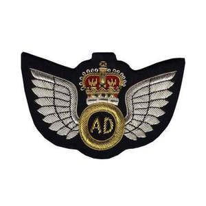 Écussons tactiques Wing Rank, brodés à la main, pour blazer, avec attaches magnétiques, pour uniformes, en tissu - Product Image 1