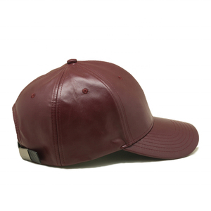 OEM Custom Classic <b>Plain</b> PU <b>Baseball</b> <b>Cap</b> Fashion Blank Logo Leather <b>Cap</b> Sport Hat for Men and Women - Product Image 2