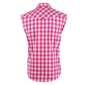 Chemises en flanelle sans manches pour hommes, best-seller, taille plus, boutonnées, respirantes, de haute qualité, tendance pour le printemps - Product Image 2