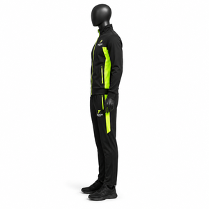 Ensemble de survêtement pour homme avec logo personnalisé, 2 pièces, coupe ajustée, vêtements de sport respirants, tenue de jogging, vêtements de sport, uniforme de gym, tenue de plein air - Product Image 3