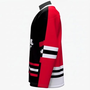 Maillot de hockey sur glace personnalisé avec impression par sublimation, vêtements de sport pour équipe - Product Image 2