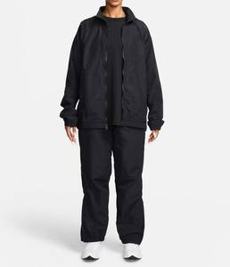 Ensemble de survêtement coupe-vent unisexe 2 pièces personnalisé OEM avec capuche, imprimé, 100 % polyester/nylon, veste et pantalon à cordon de serrage, coupe classique - Product Image 5