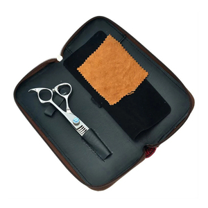 Ciseaux de dégradé professionnels avec manche en acier inoxydable, lame droite pour salon de coiffure, outil de beauté à prix avantageux - Product Image 6