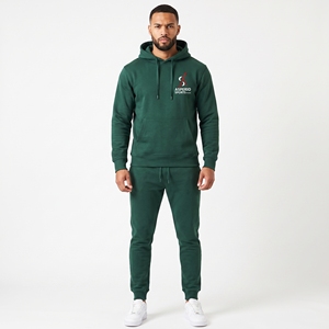 Conjuntos Deportivos Casuales con Capucha para Hombre, de Secado Rápido, Ecológicos, de Poliéster/Algodón, con Logotipo Personalizado, para Correr al Aire Libre - Product Image 1