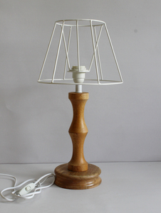 Lámpara de Madera de Estilo Moderno al por Mayor, 100% Fibra de Plátano, Papel Orgánico, Totalmente Reciclado y Hecho a Mano, Hermosa Lámpara para Dormitorio - Product Image 5