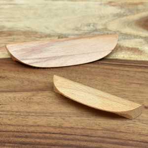 Perillas de puerta de resina epoxi y madera con asas de diseño de acento de cuero para interiores de casas y hoteles - Product Image 6