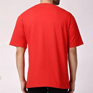 T-shirts pour hommes de haute qualité avec logo imprimé personnalisé, extensibles, respirants, 95% coton, 5% élasthanne, t-shirt de sport premium pour hommes - Product Image 2