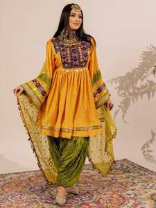 Robes afghanes Kuchi pour femmes, très demandées, couleurs et tailles personnalisées, 100 % haute qualité, robes décontractées pour femmes et filles. - Product Image 4