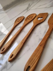 ช้อนไม้ธรรมชาติ งานฝีมือคุณภาพสูง ตกแต่งสไตล์ขัดเงา ทำจากหินอาเกตแมกนีเซีย - Product Image 5