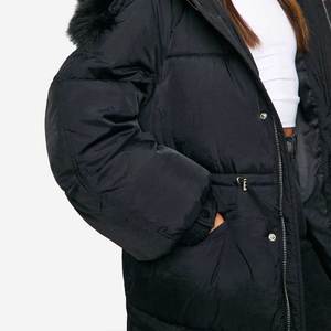 <b>Women</b> Puffer Jacket Winter Quilted Down <b>Coat</b> Hooded Zipper Closure Long Sleeve Casual Outdoor Fashion Warm Outerwear 2026 - Product Image 5