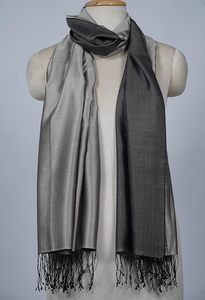 Châle Réversible en Cachemire et Soie Premium pour Femme – Étole Douce Bicolore de Luxe, Élégante et Tendance pour Soirées et Mariages - Product Image 3