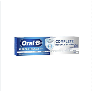 Dentifrice Oral-B pour adultes, blanchissant et pour dents sensibles, saveur menthe, parfum pêche aux herbes, anti-caries, usage domestique, 30 ml - Product Image 2