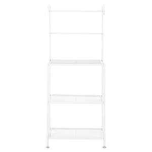 HODELY White Wrought Iron <b>Kitchen</b> Rack 4-Layer Wire Mesh Storage Shelves & Units - Product Image 3