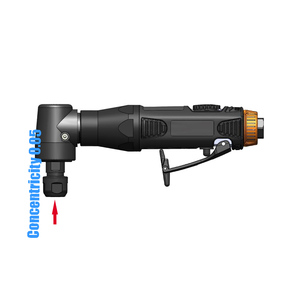 5,500 tr/min meulage 0.35HP Mini Angle Air meuleuses à angle droit tête pneumatique outils pneumatiques LNA-1256 - Product Image 1