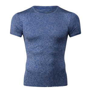 Men's <b>Black</b> Quick Dry <b>Compression</b> T-<b>Shirt</b> Short Sleeve Slim Fit O-Neck Sporty Activewear Gym Fitness Exercise Top - Product Image 6